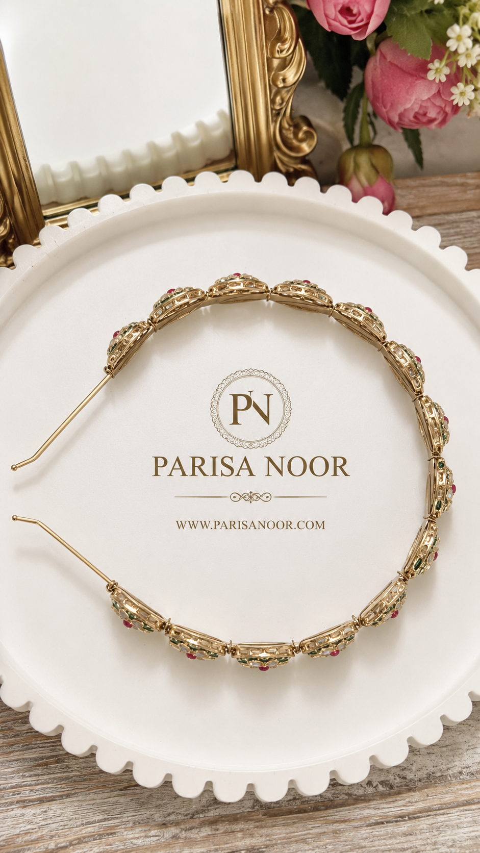 Zareen Meenakari Sheeshphool Ethnic Headband