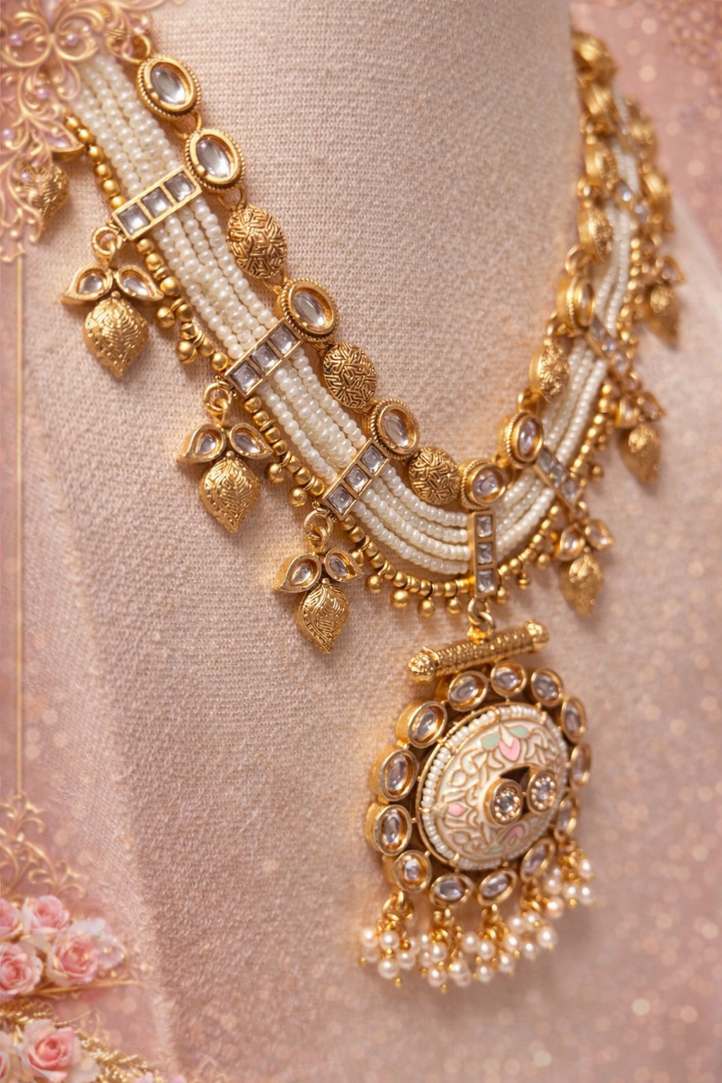 Heirloom Maharani Royal heritage Necklace Set