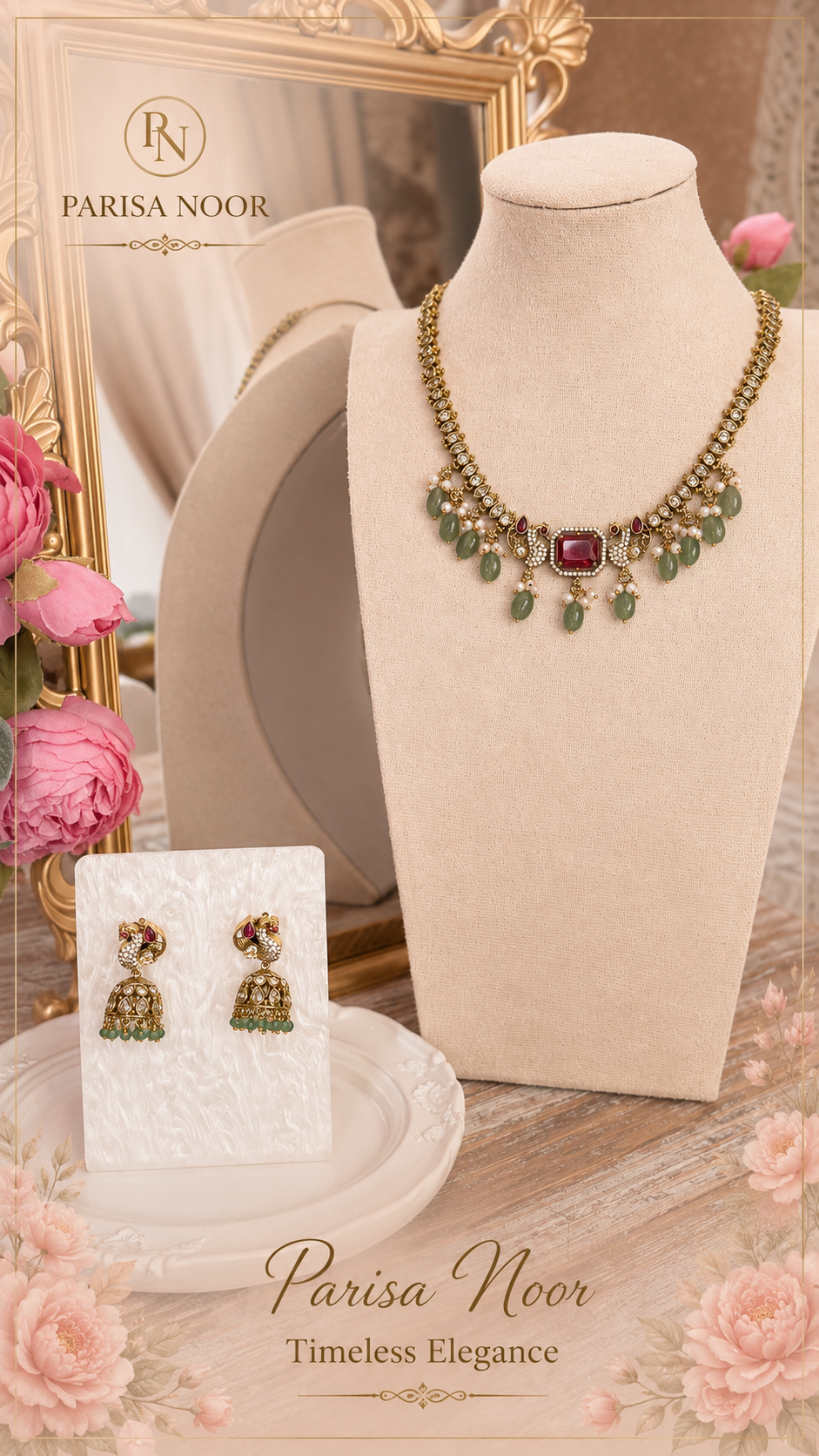 Tamanna Victorian Delicate Necklace Set