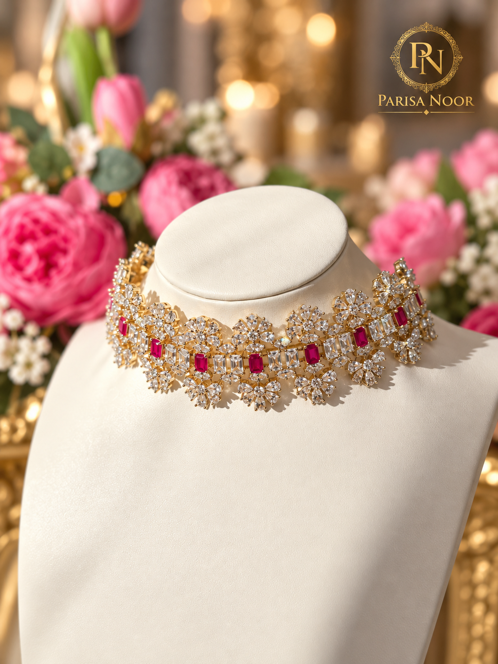 Elowen Premium Designer AD Choker Set