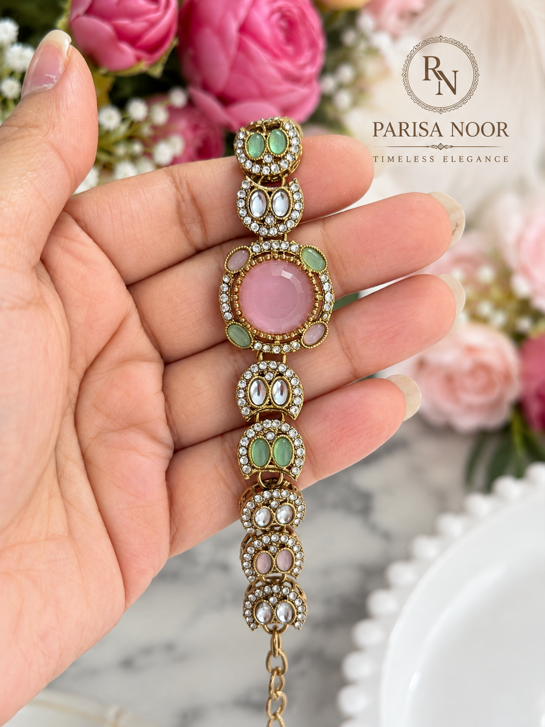 Zivara Indo-Western Kundan Bracelet