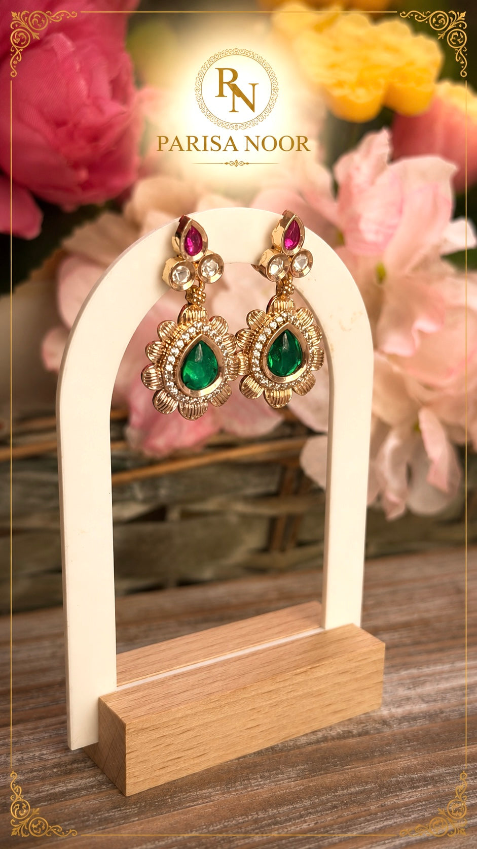 Madiha Designer Statement Earrings