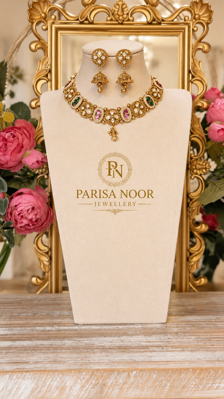 Zareefa Royal Heritage Multicolour Necklace Set