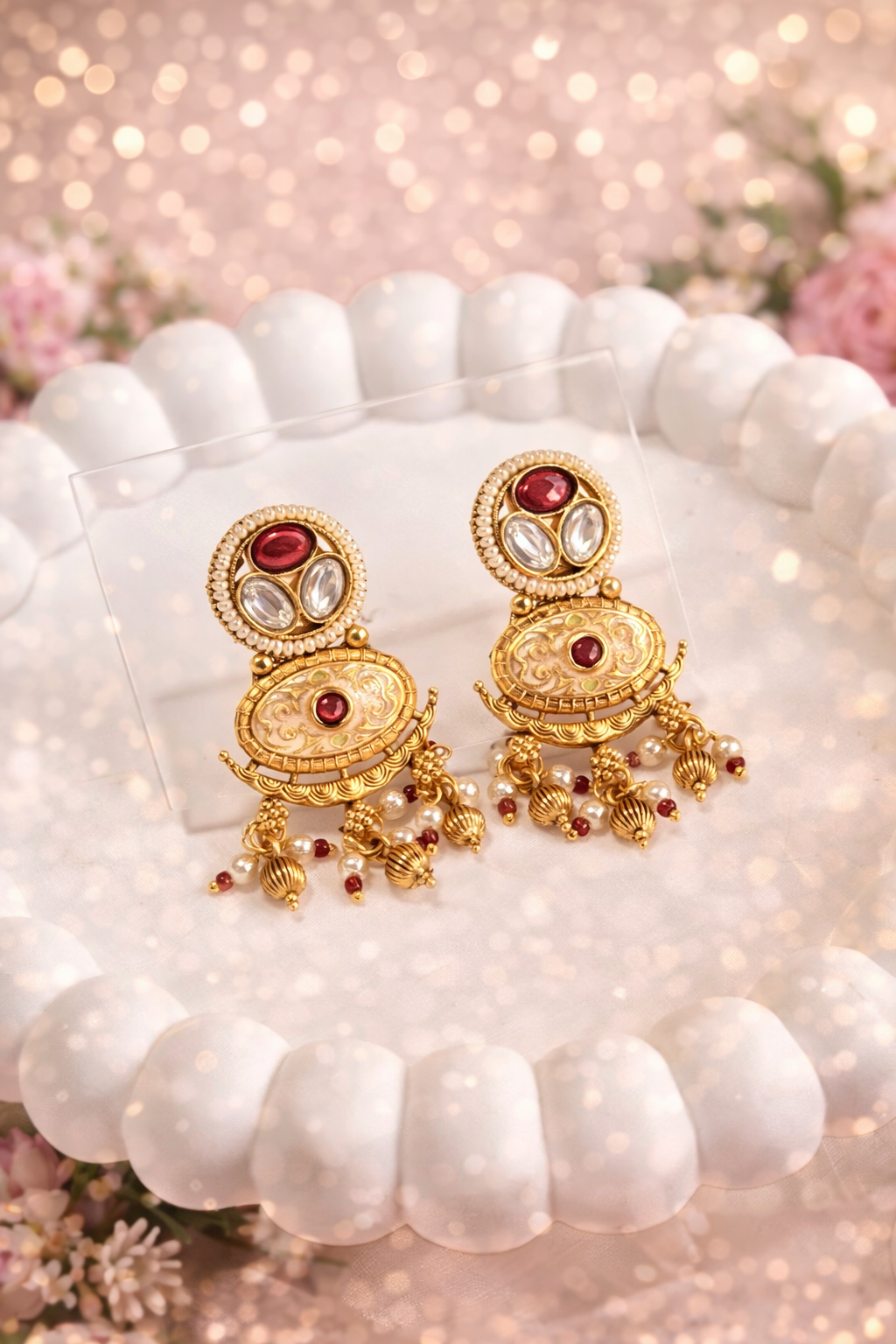 Gulnaar Heritage Meenakari Necklace Set