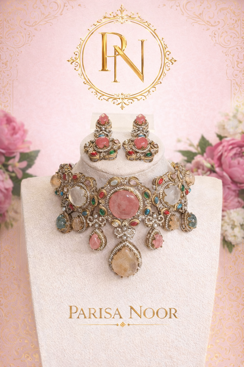 Noor-e-Rani Designer Choker Set