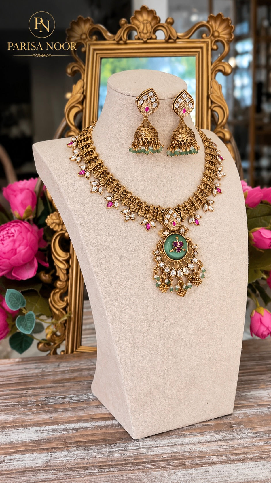 Afsheen Rajwadi Heritage Necklace Set