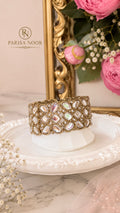 Lamia Polki Kada Bangle Openable