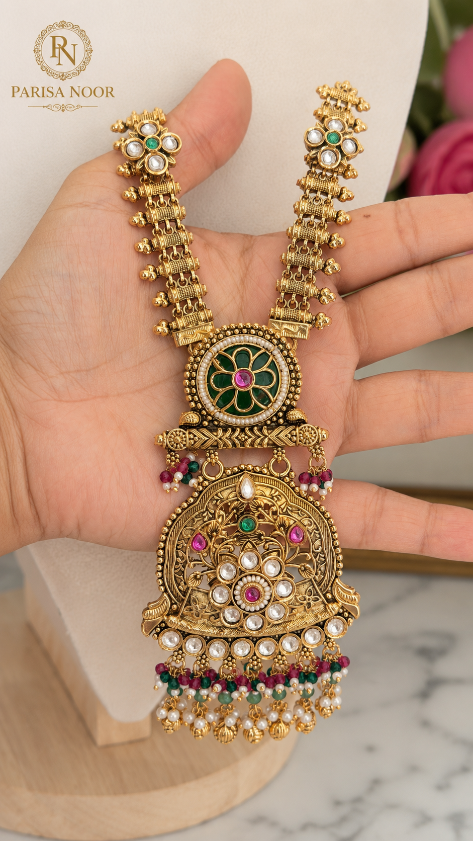 Rajkumari Mrinalini Heritage Necklace Set