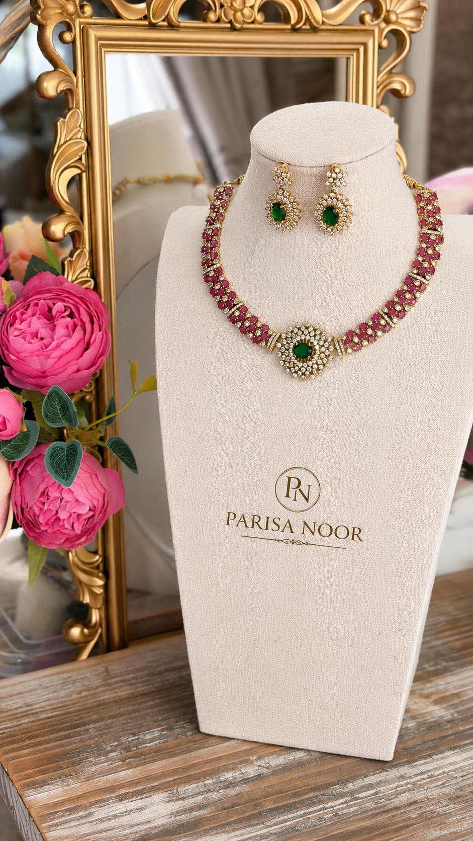 Arezoo Moissanite Luxury Necklace Set