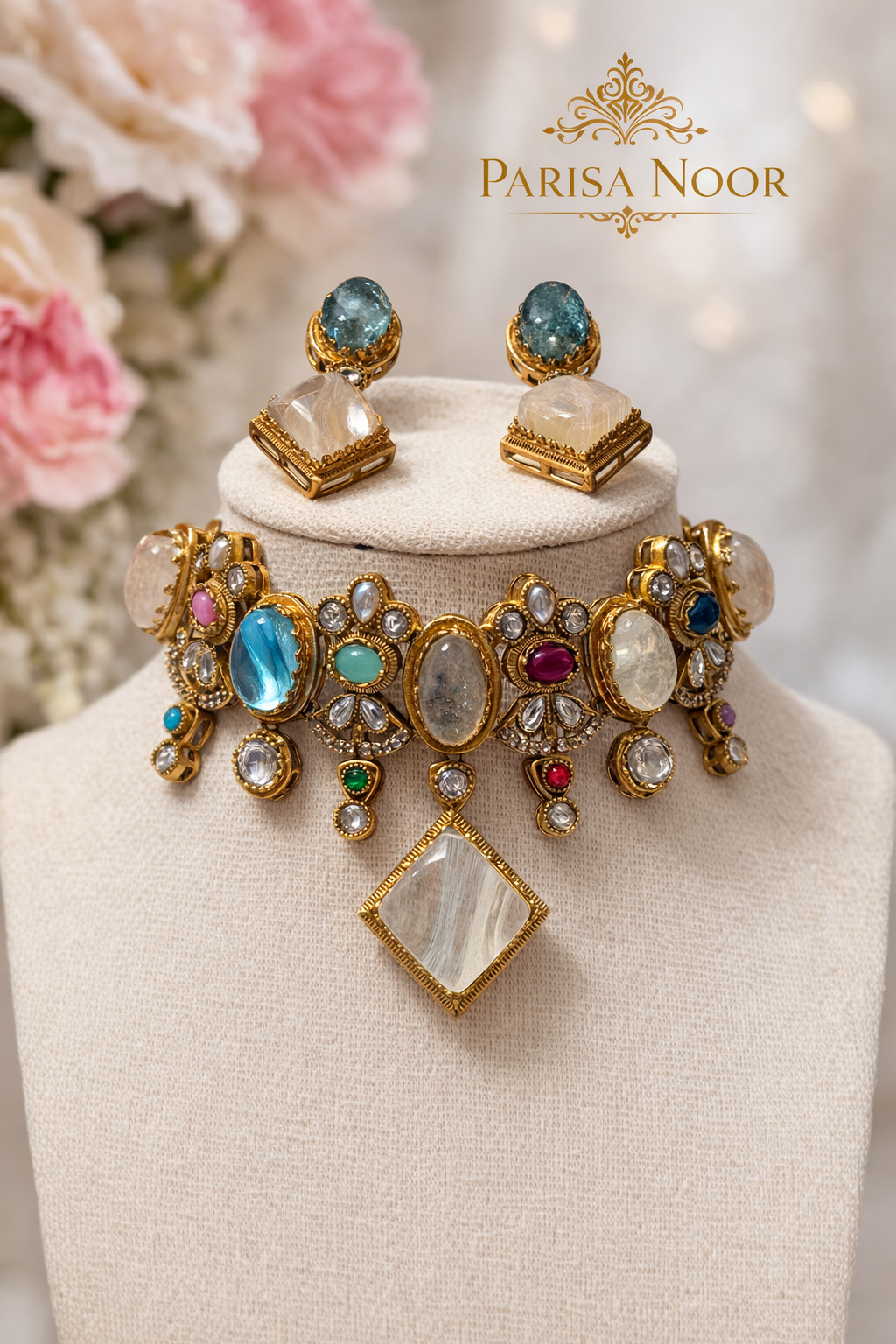 Samira Regal Gem Designer Choker