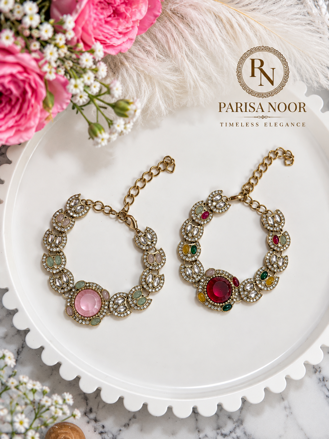 Zivara Indo-Western Kundan Bracelet