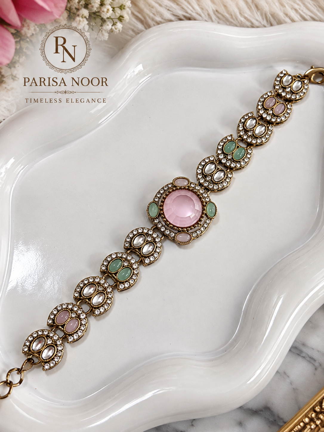 Zivara Indo-Western Kundan Bracelet