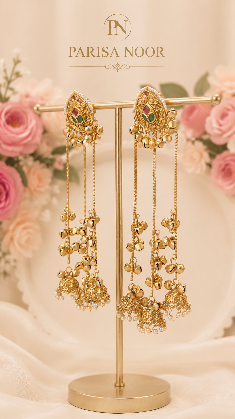 Shazmeen Kashmiri Jhumka Earrings