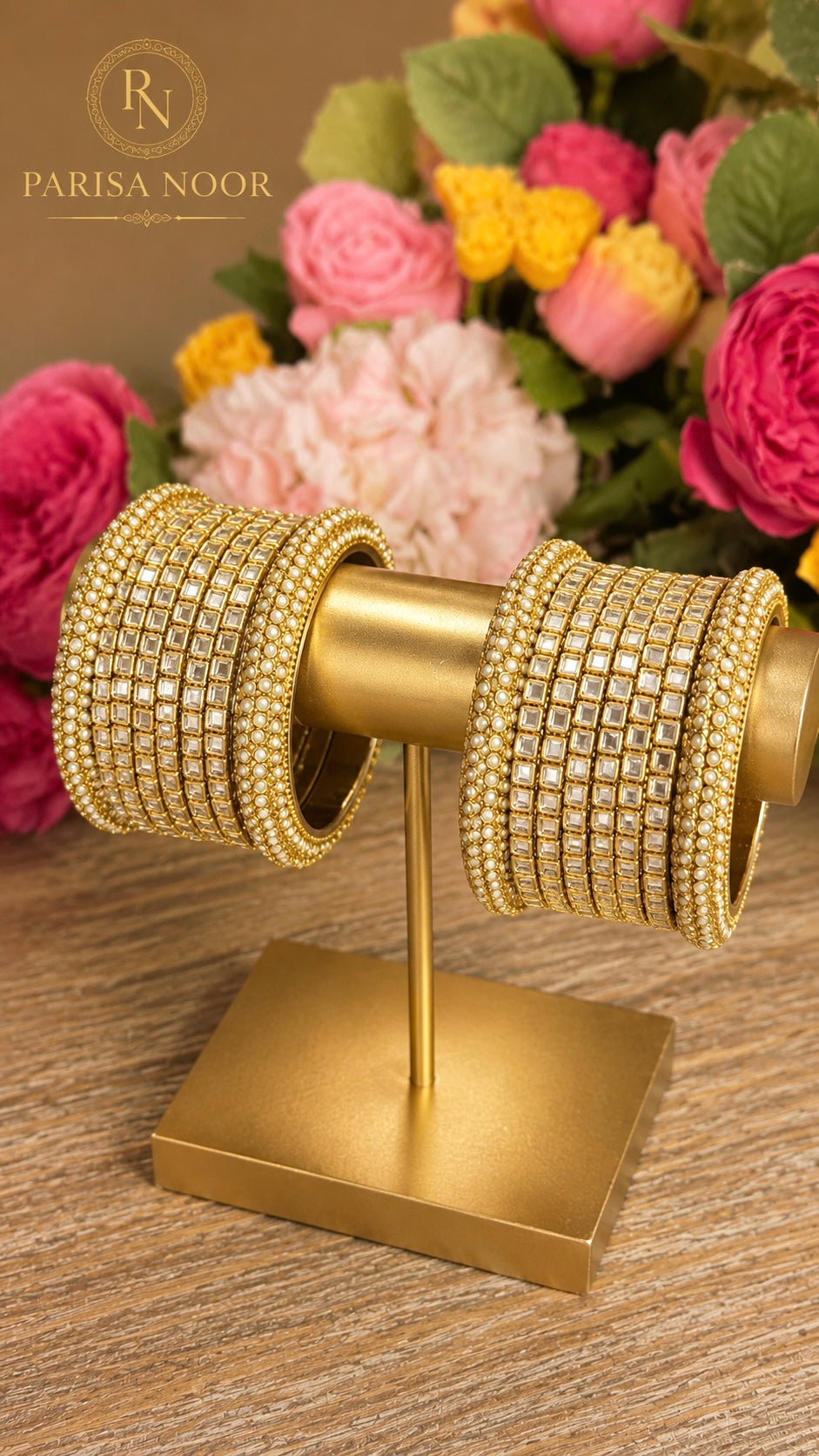 Victoria Kundan Bangle set