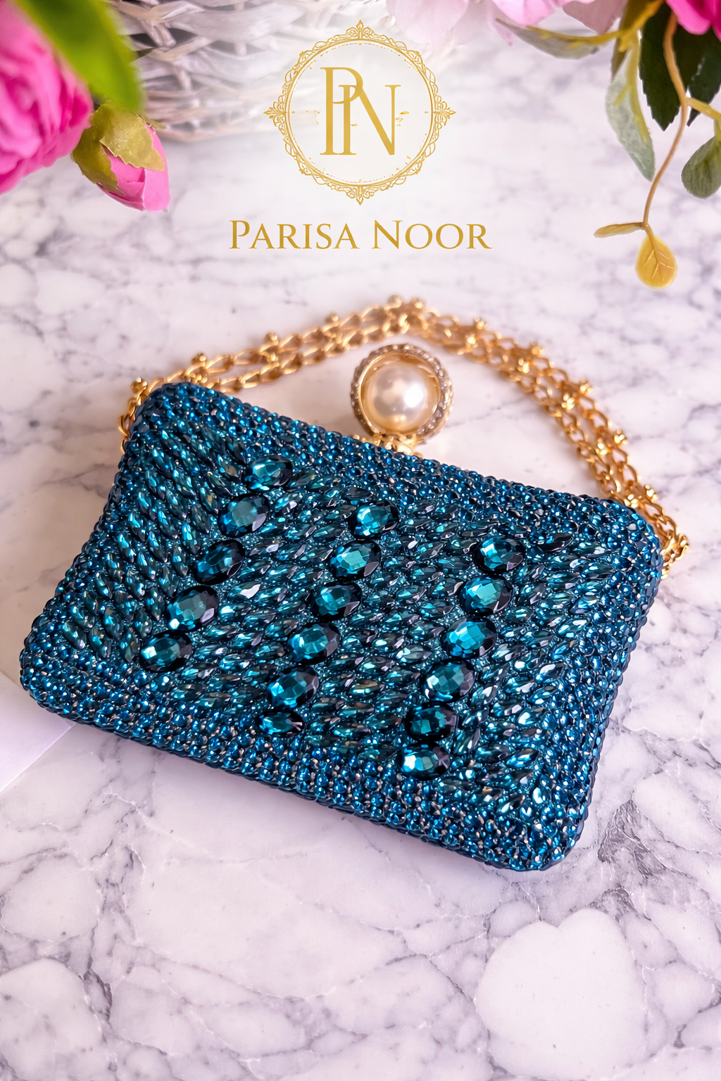 Zarmina Noor Crystal Clutch