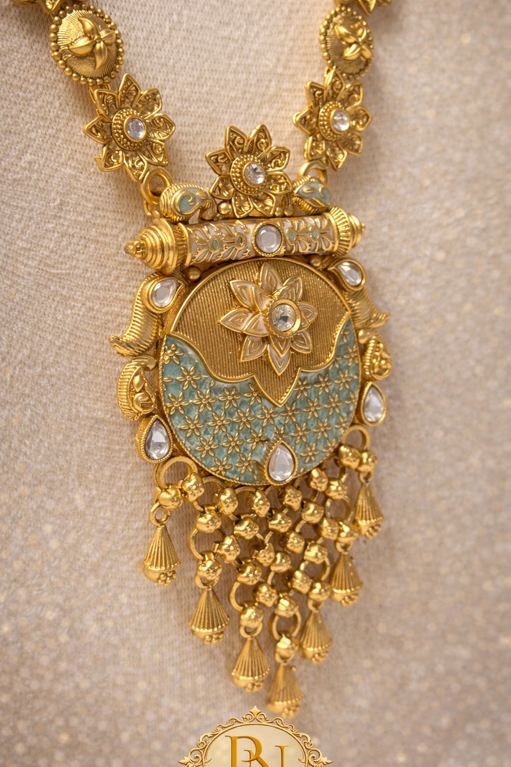 Noor Mahal Heritage Meenakari Necklace set