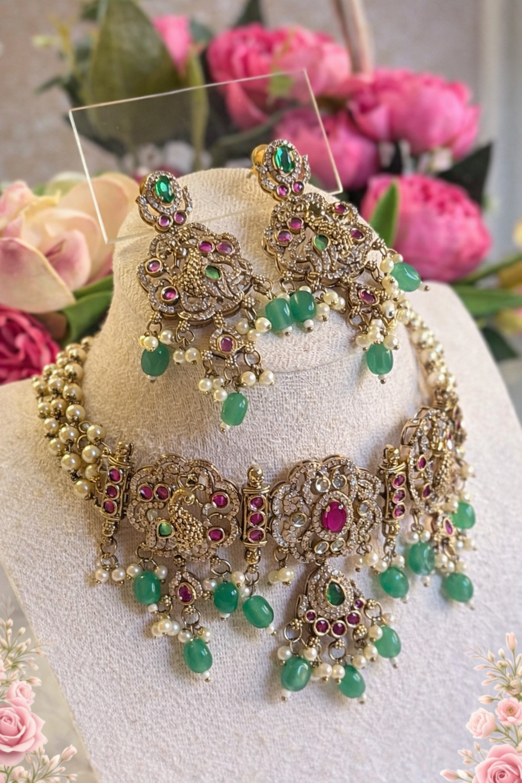 Bhumi Luxury Victorian Moissanite Choker