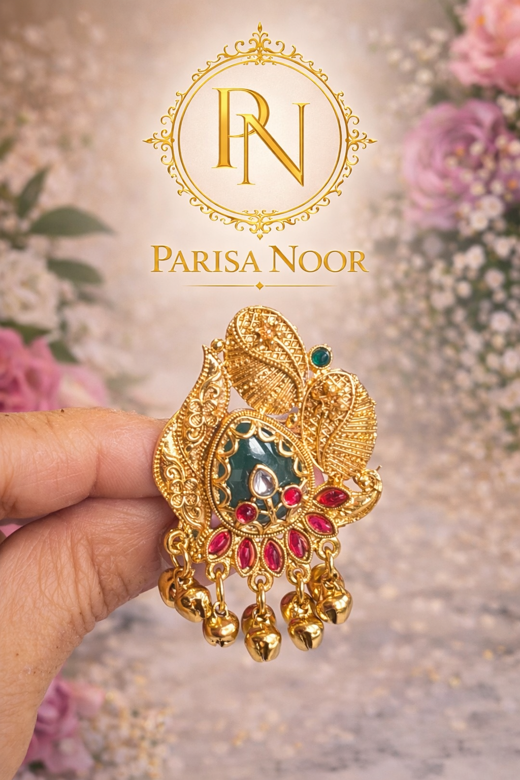 Chadni Heritage Ghungru Ring