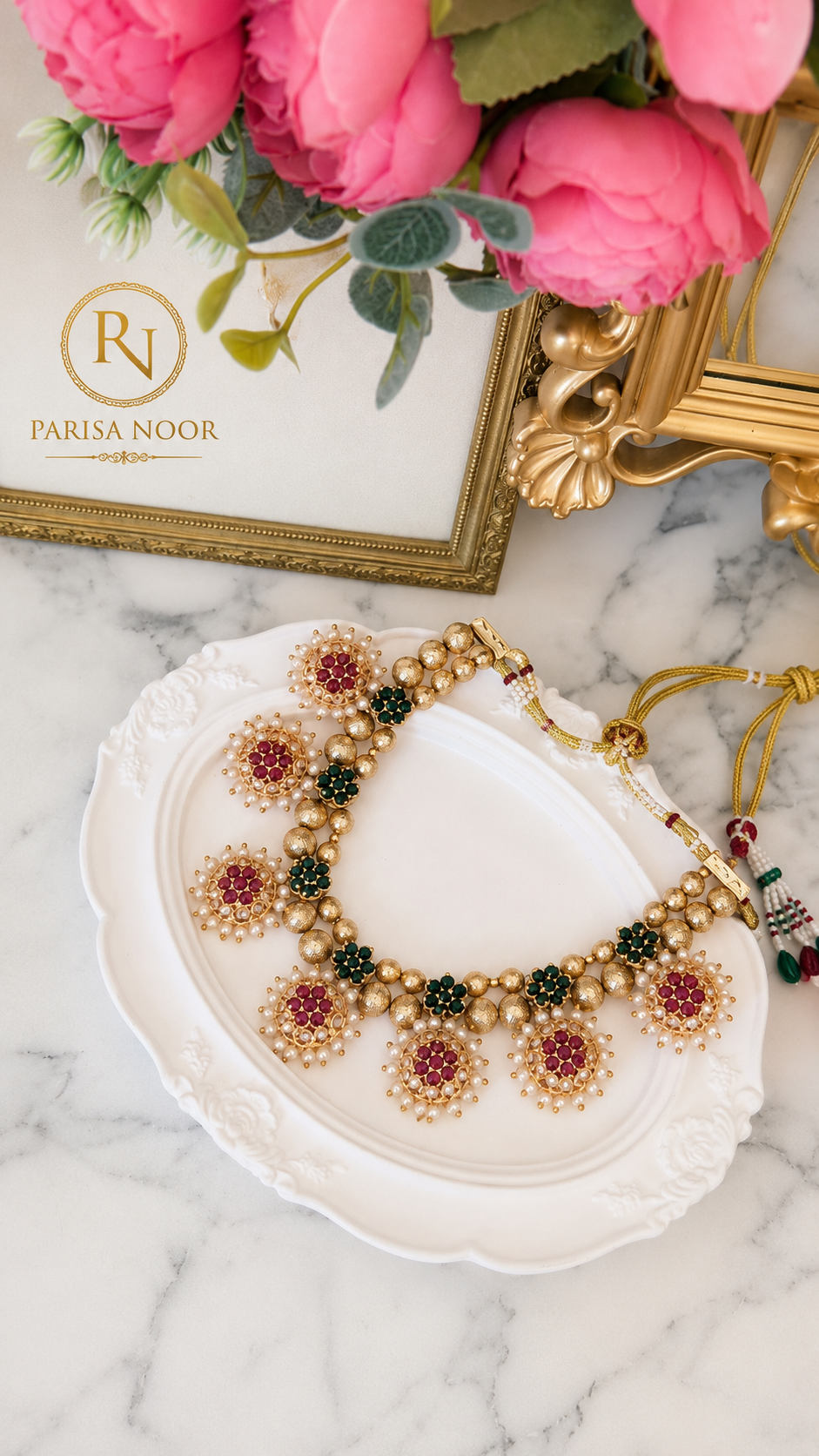 Vasundhara Royal Bridal Layered Necklace Set