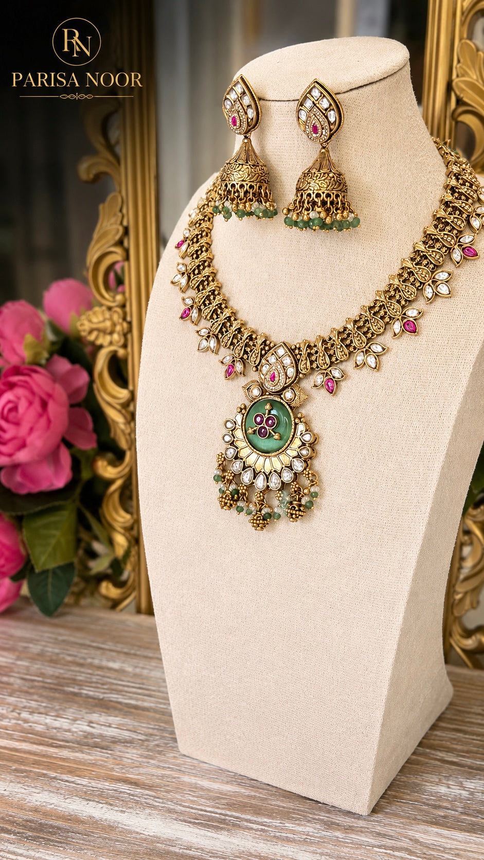 Afsheen Rajwadi Heritage Necklace Set