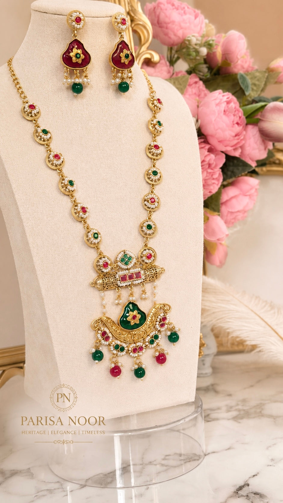 Rafa Heritage Long Necklace Set