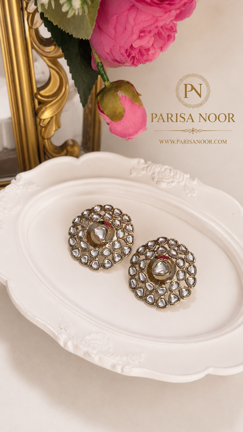 Aruba Kundan Stud Earrings