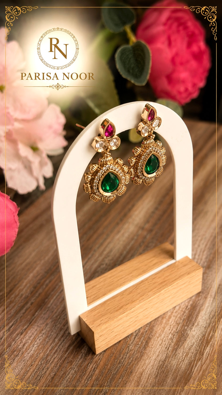 Madiha Designer Statement Earrings