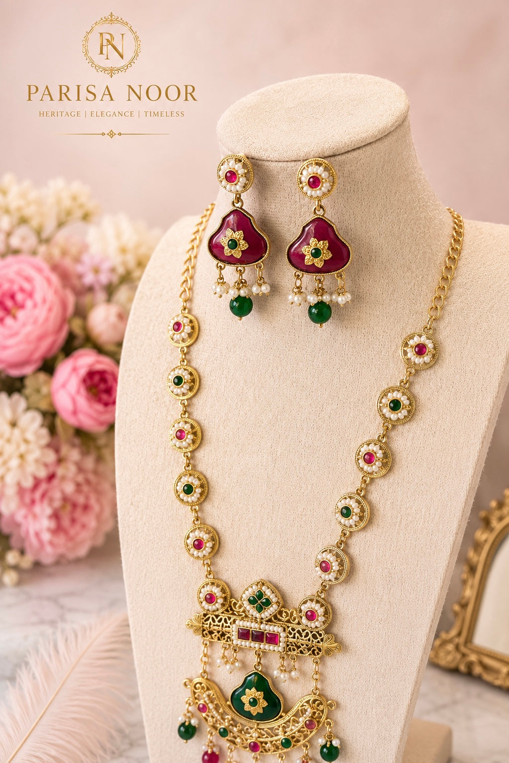 Rafa Heritage Long Necklace Set