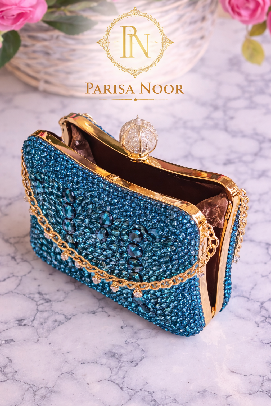 Zarmina Noor Crystal Clutch