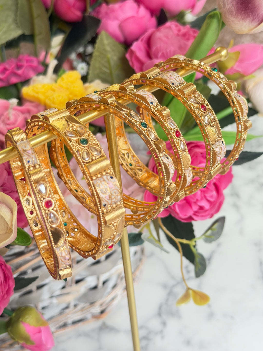 Apurva Royal Heritage Meenakari Bangle set