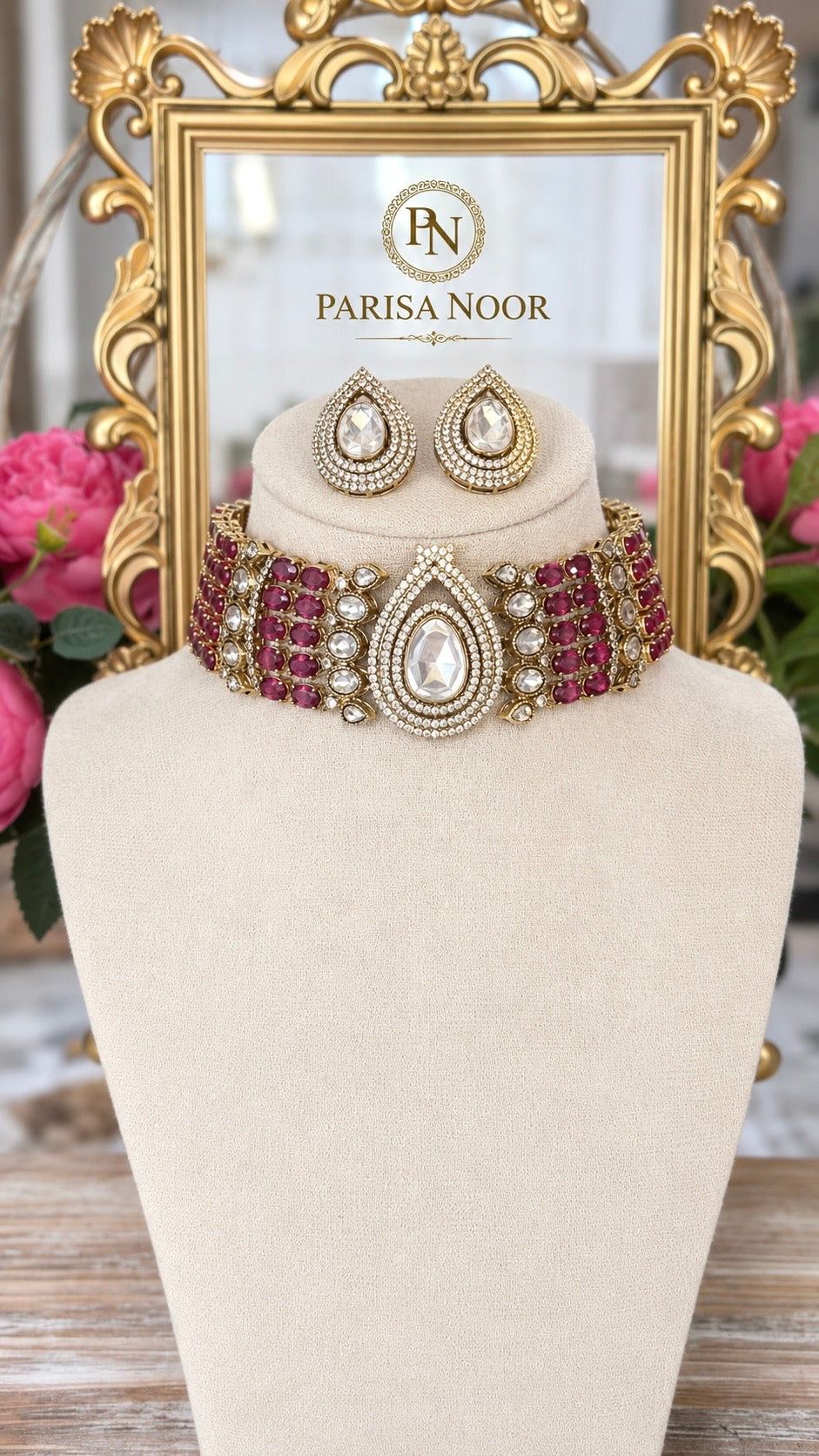 Victorian Roselle Choker Set