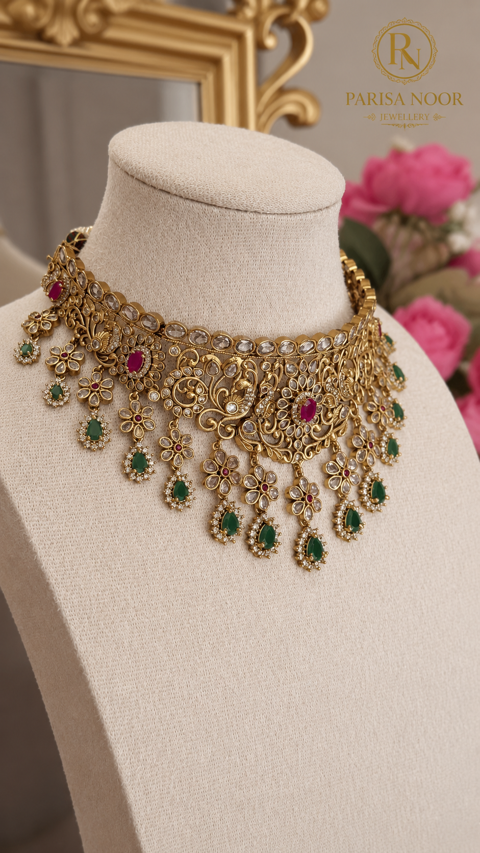 Zarqiya Royal Heritage Choker Set