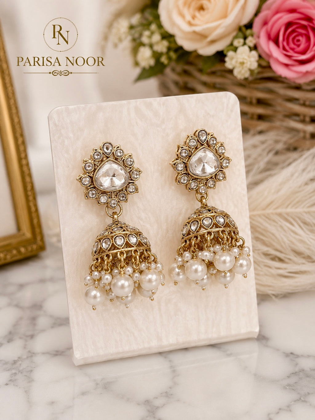 Saira Pearl Kundan Choker Set
