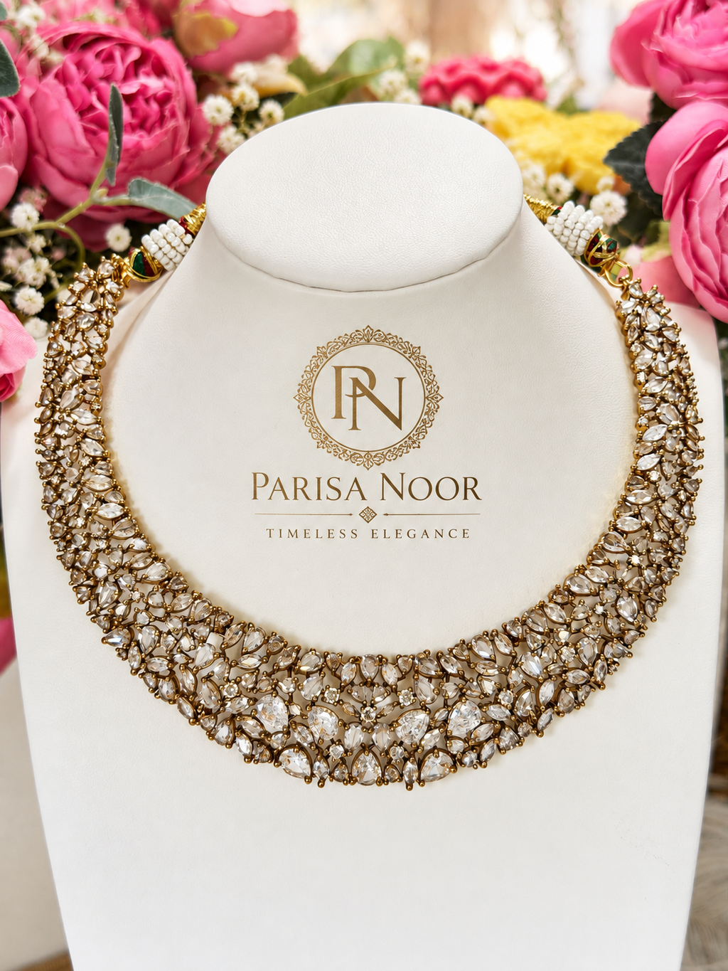 Zarelle Premium Victorian AD Necklace Set