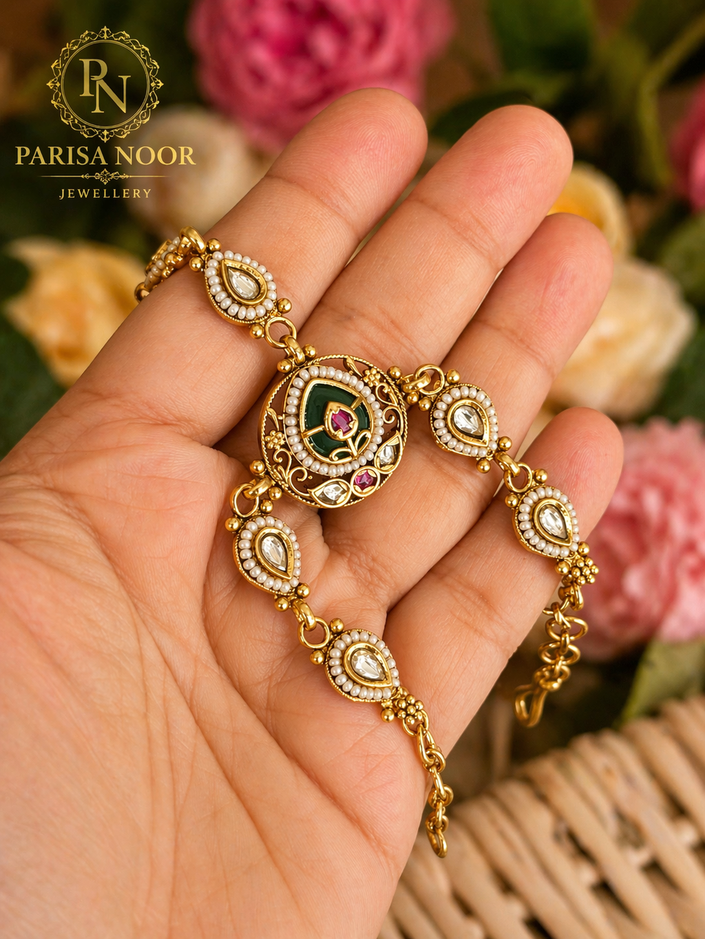 Gulbaroon Heritage Hand Harness Bracelet