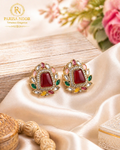 Salama Multi Stud Designer Earrings