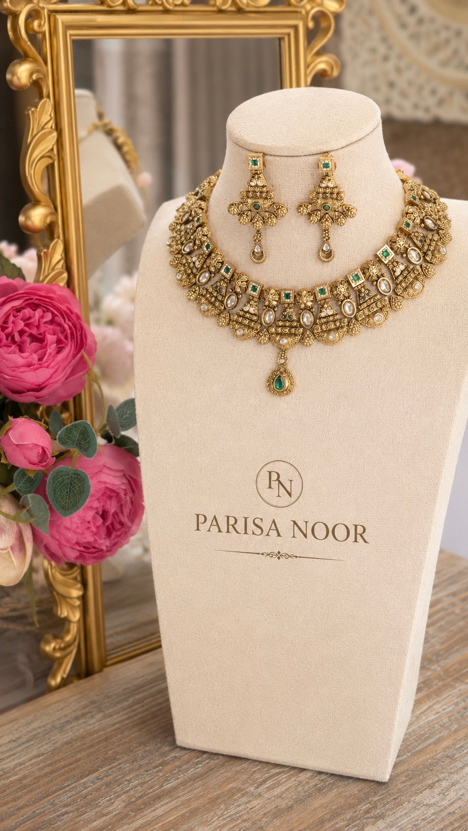 Aangan Luxury Jaipuri Heritage Necklace Set