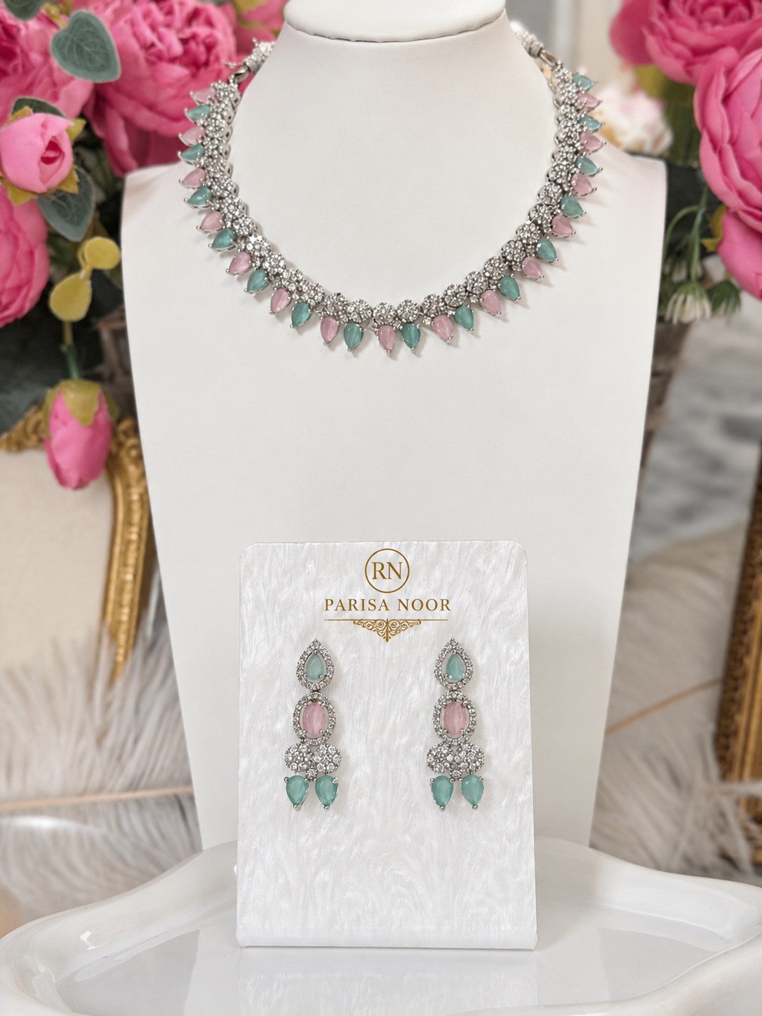 Aveline Pastel AD Necklace Set