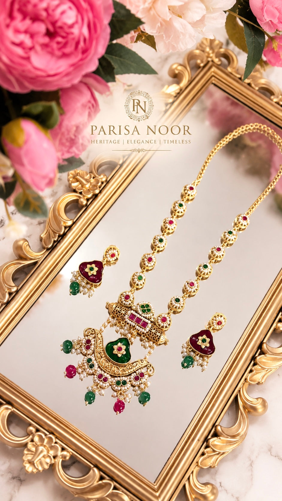 Rafa Heritage Long Necklace Set