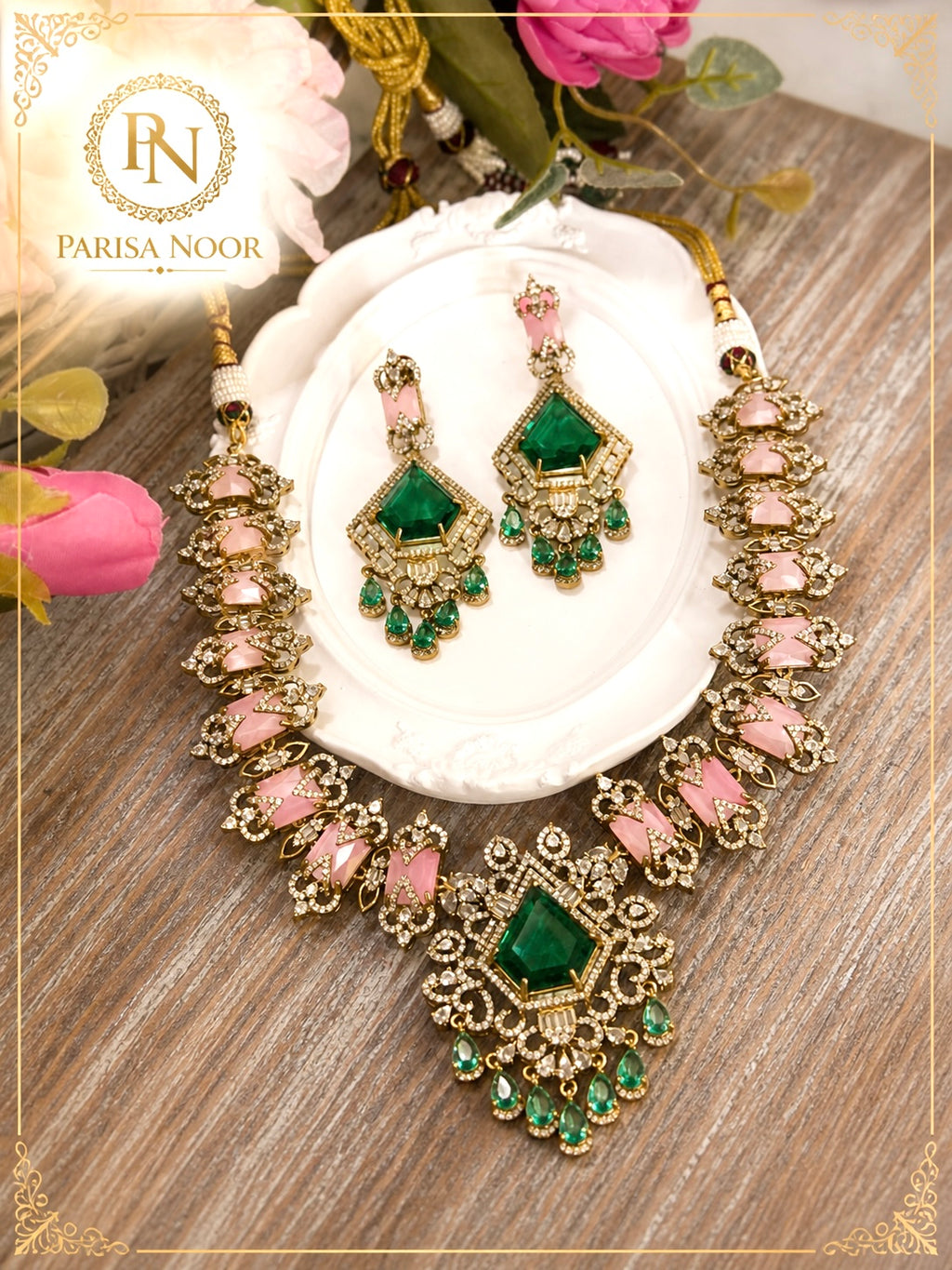 Mariam Parisa Noor Signature Victorian Necklace Set