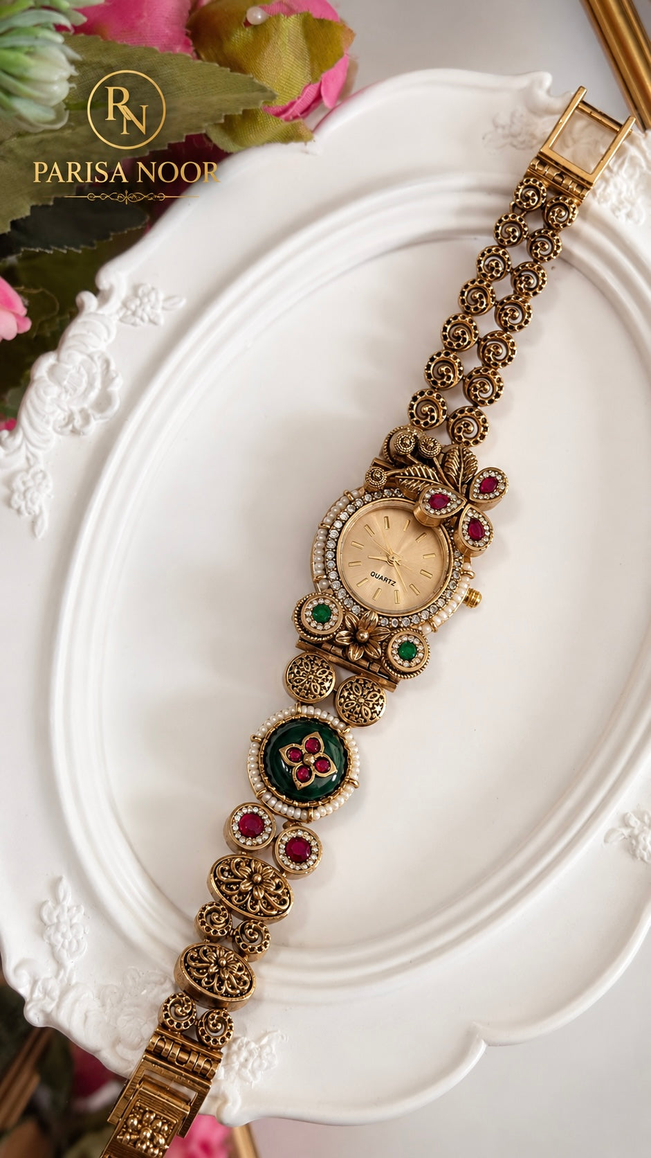 Mehrunisa Heritage Watch Bracelet