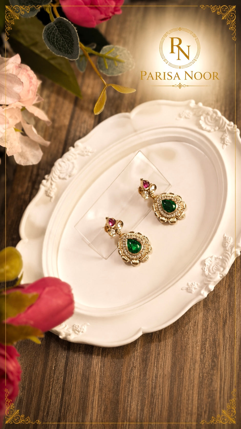 Madiha Designer Statement Earrings