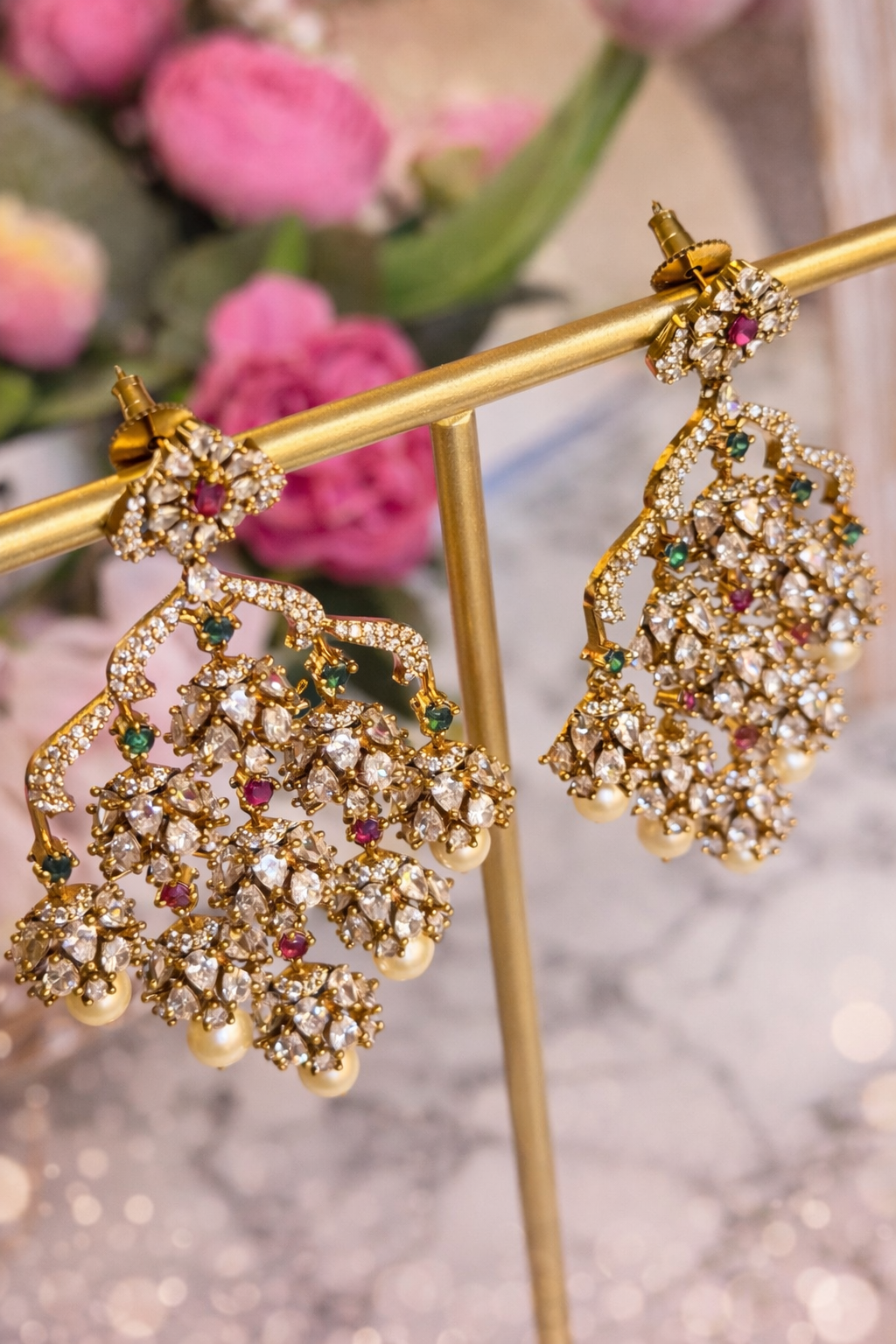 Amour Designer AD Victorian Earrings