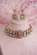 Otilia Blush Kundan Statement Choker Set