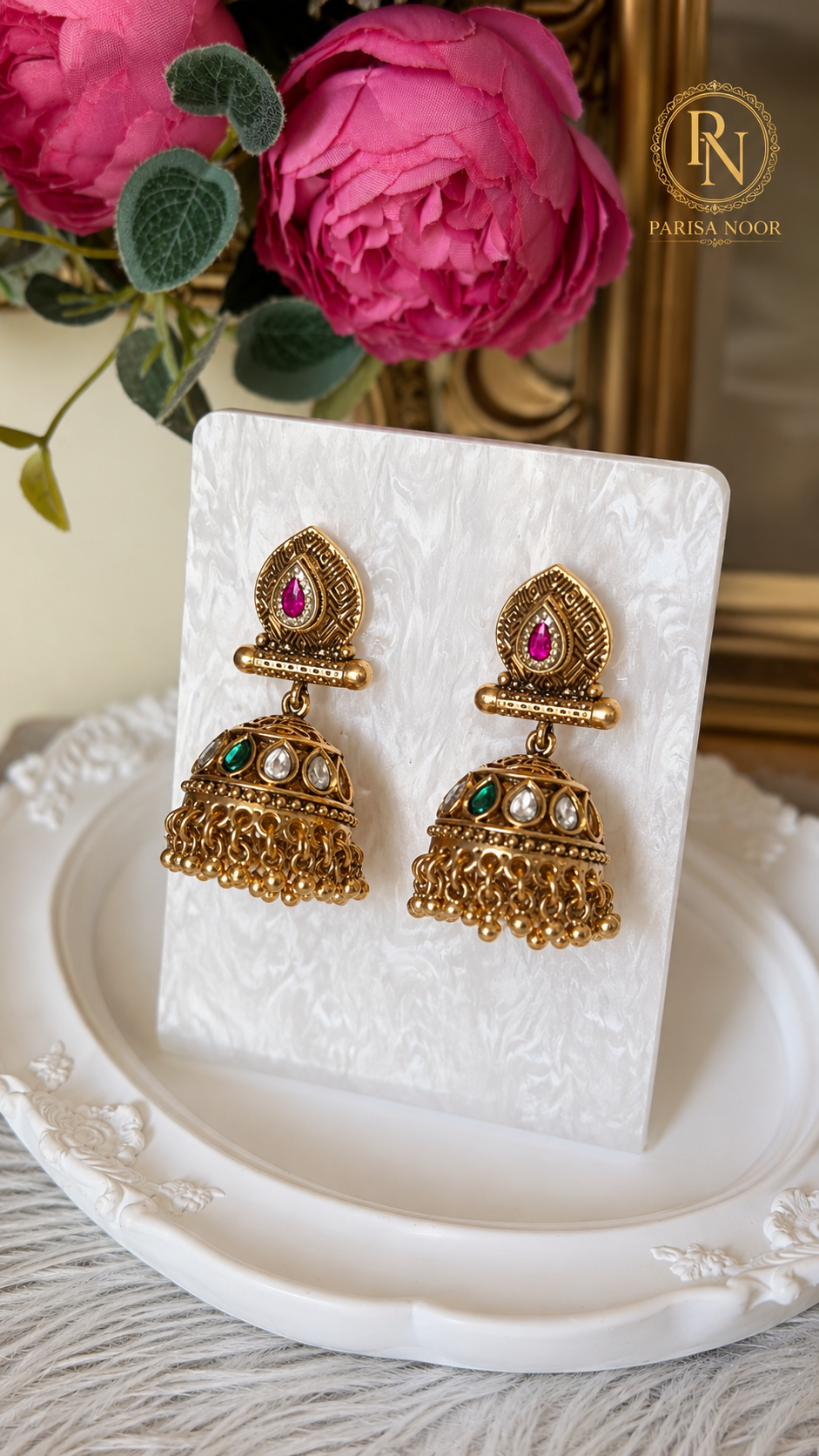 Varnika Kashmiri Heritage Long Necklace Set