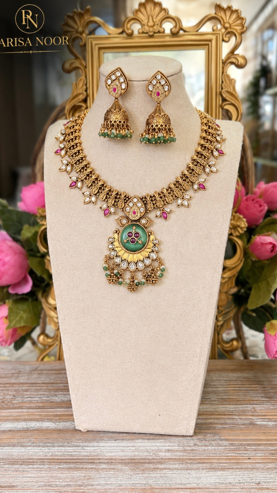 Afsheen Rajwadi Heritage Necklace Set