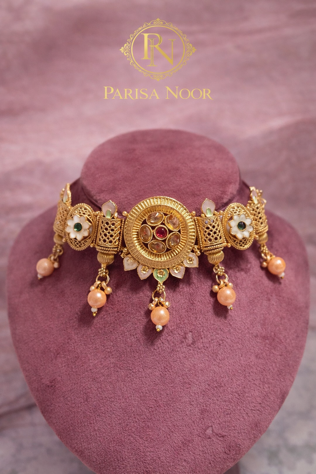 Meera Heritage Necklace Set with Earring