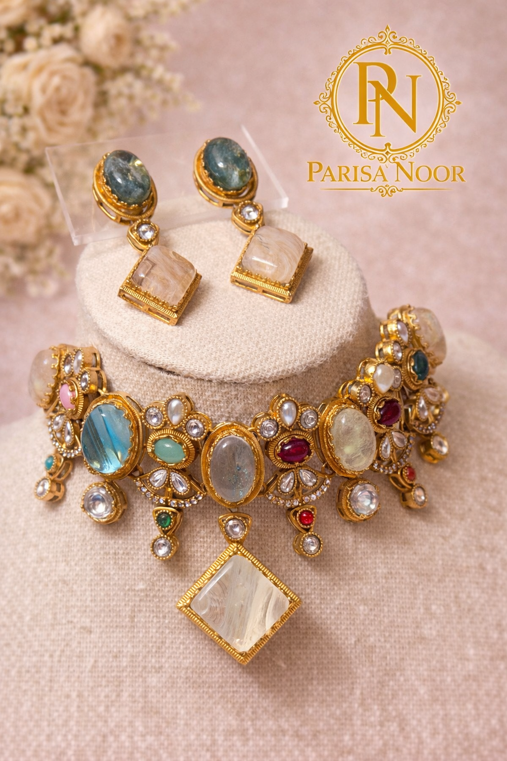 Samira Regal Gem Designer Choker