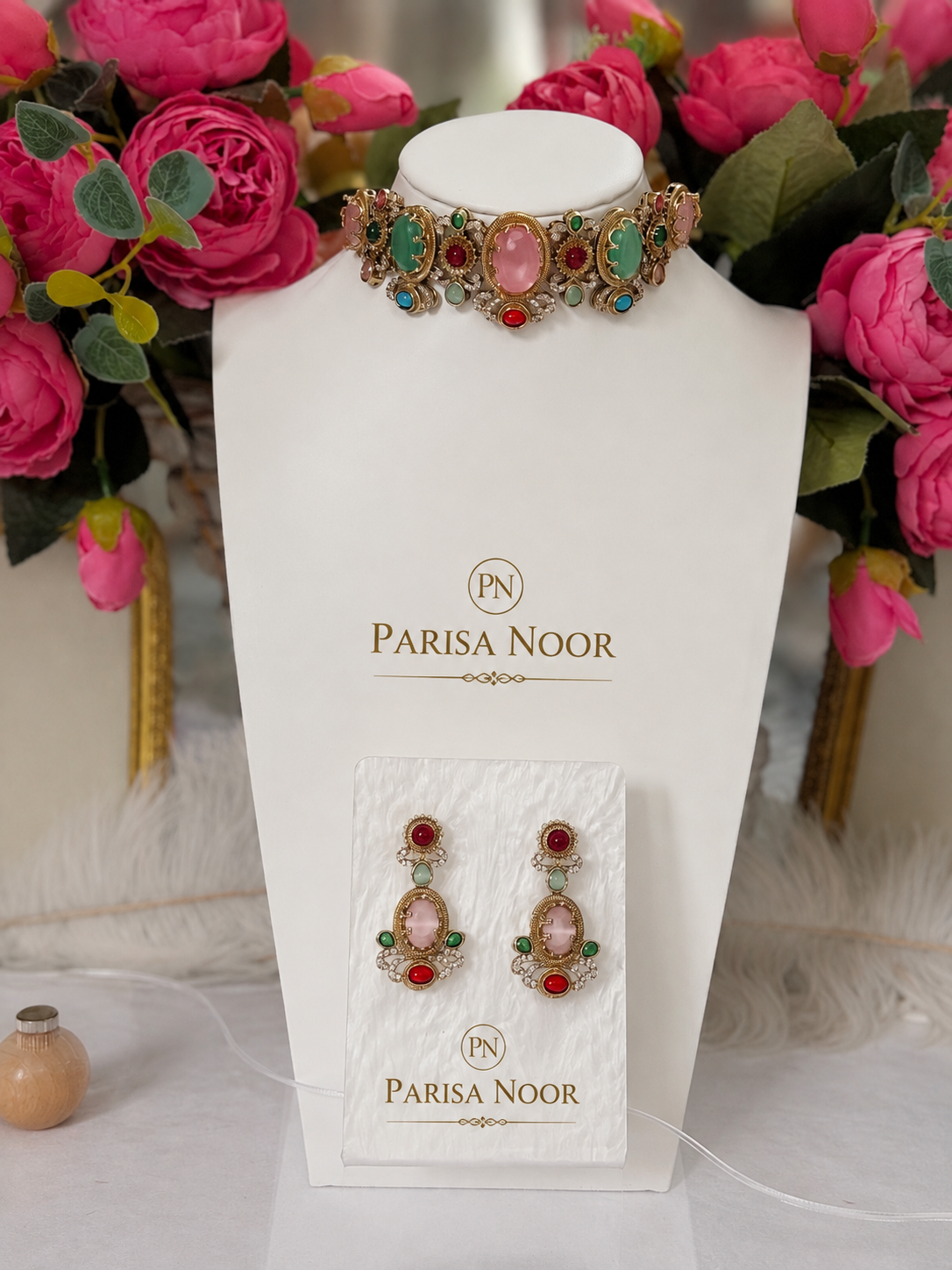 Ameera Pastel Designer Necklace Set