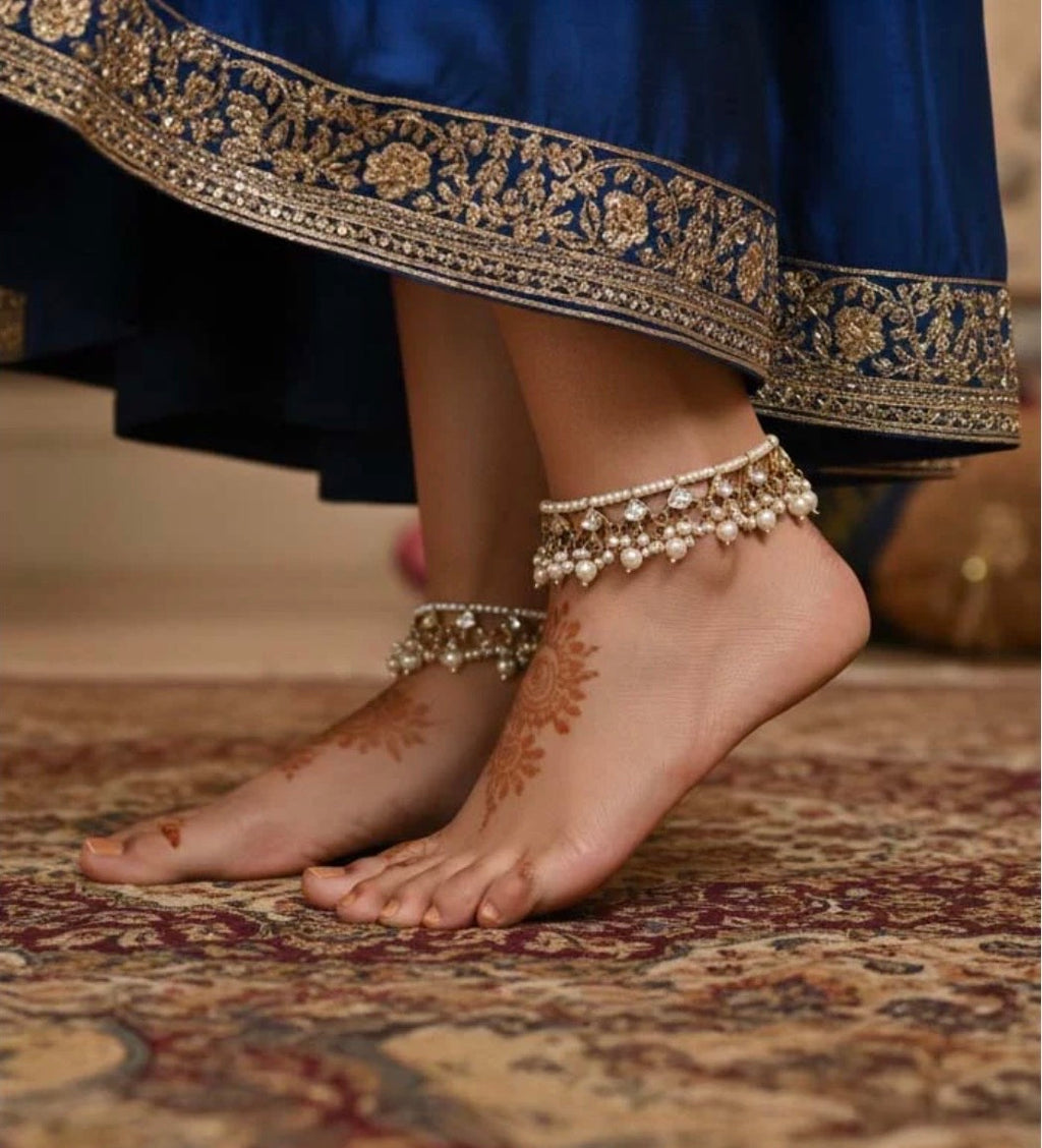 Ishrat Kundan Ethnic Payal Anklet